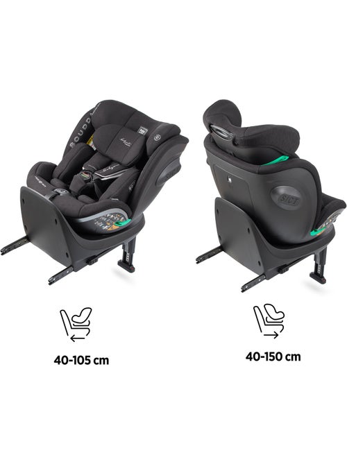 Silla de coche Scudda I-Size Isofix Rotatoria 40-150 cm Babyauto - COAL - Kiabi Silla de coche Scudda I-Size Isofix Rotatoria 40-150 cm Babyauto - COAL - Kiabi
