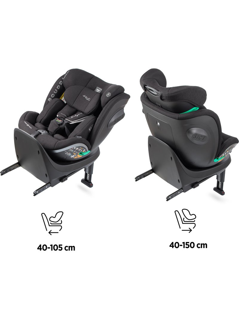 Silla de coche Scudda I-Size Isofix Rotatoria 40-150 cm Babyauto - COAL Negro - Kiabi