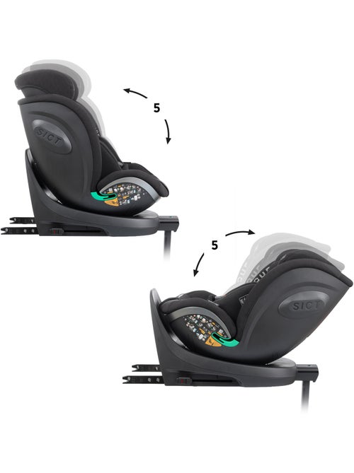 Silla de coche Scudda I-Size Isofix Rotatoria 40-150 cm Babyauto - COAL - Kiabi Silla de coche Scudda I-Size Isofix Rotatoria 40-150 cm Babyauto - COAL - Kiabi