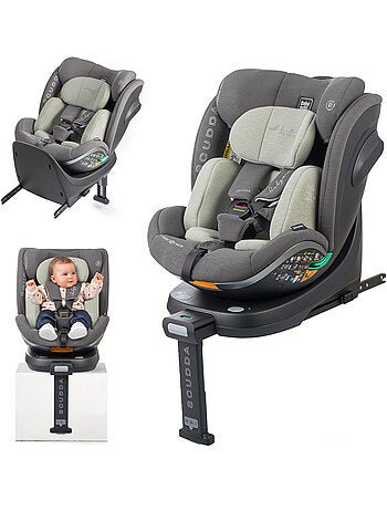 Silla de coche Scudda I-Size Isofix Rotatoria 40-150 cm Babyauto - COAL