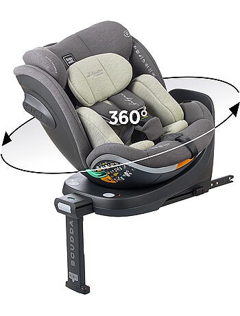 Silla de coche Scudda I-Size Isofix Rotatoria 40-150 cm Babyauto - COAL