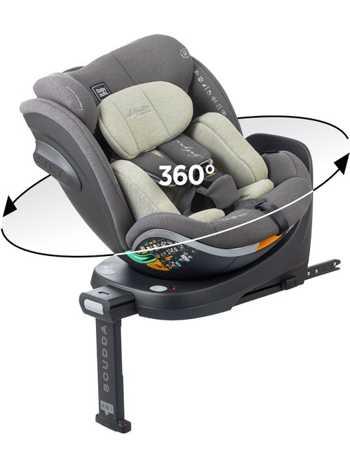 Silla de coche Scudda I-Size Isofix Rotatoria 40-150 cm Babyauto - Olive Grey - Kiabi