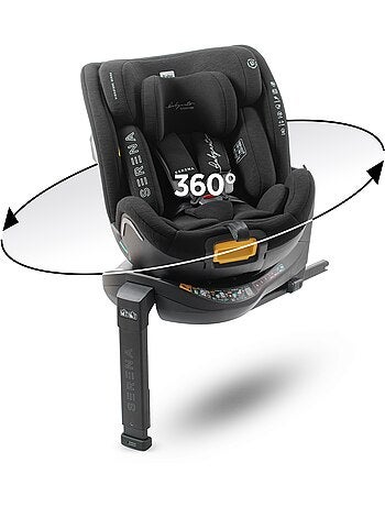 Silla de coche Serena Ifix 40 150 cm, Rotatoria con pata de apoyo Babyauto - COAL