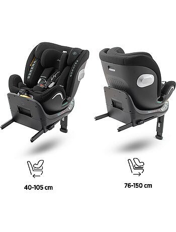 Silla de coche Serena Ifix 40 150 cm, Rotatoria con pata de apoyo Babyauto - COAL