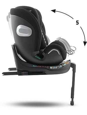 Silla de coche Serena Ifix 40 150 cm, Rotatoria con pata de apoyo Babyauto - COAL
