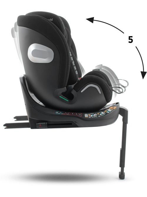 Silla de coche Serena Ifix 40 150 cm, Rotatoria con pata de apoyo Babyauto - COAL - Kiabi Silla de coche Serena Ifix 40 150 cm, Rotatoria con pata de apoyo Babyauto - COAL - Kiabi