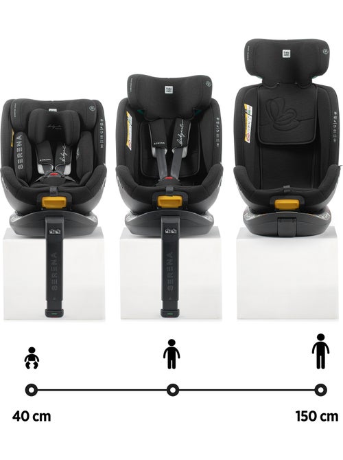 Silla de coche Serena Ifix 40 150 cm, Rotatoria con pata de apoyo Babyauto - COAL - Kiabi Silla de coche Serena Ifix 40 150 cm, Rotatoria con pata de apoyo Babyauto - COAL - Kiabi