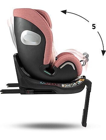 Silla de coche Serena Ifix 40 150 cm, Rotatoria con pata de apoyo Babyauto - COAL
