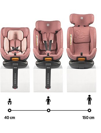 Silla de coche Serena Ifix 40 150 cm, Rotatoria con pata de apoyo Babyauto - COAL