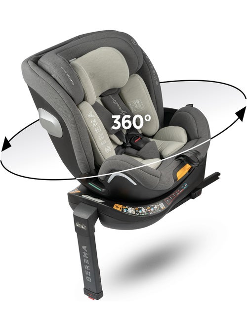 Silla de coche Serena Ifix 40 150 cm, Rotatoria con pata de apoyo Babyauto - COAL - Kiabi Silla de coche Serena Ifix 40 150 cm, Rotatoria con pata de apoyo Babyauto - COAL - Kiabi