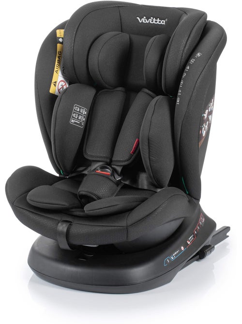 Silla de coche Sigma Isize 40 - 150 cm Vivitta - INTENSE BLACK - Kiabi Silla de coche Sigma Isize 40 - 150 cm Vivitta - INTENSE BLACK - Kiabi