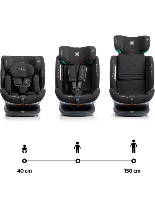 Silla de coche Xperta I-Size Isofix, rotatoria 360° 40 - 150 cm Babyauto - COAL - Kiabi Silla de coche Xperta I-Size Isofix, rotatoria 360° 40 - 150 cm Babyauto - COAL - Kiabi