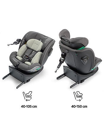 Silla de coche Xperta I-Size Isofix, rotatoria 360° 40 - 150 cm Babyauto - COAL
