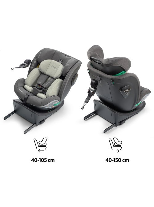 Silla de coche Xperta I-Size Isofix, rotatoria 360° 40 - 150 cm Babyauto - OLIVE GREY - Kiabi Silla de coche Xperta I-Size Isofix, rotatoria 360° 40 - 150 cm Babyauto - OLIVE GREY - Kiabi