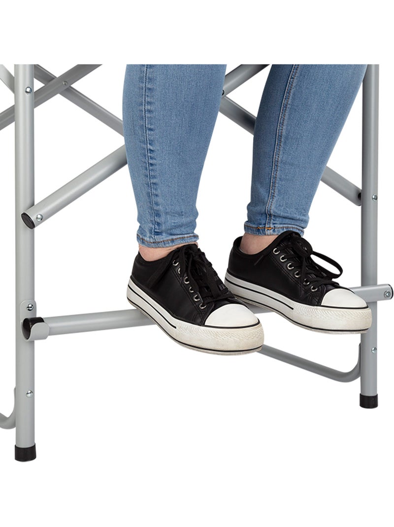 Silla de director plegable altura xl aktive Azul - Kiabi