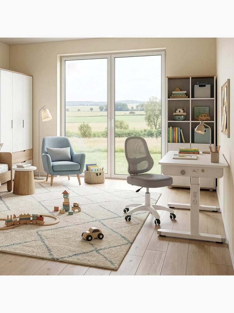 Silla de escritorio infantil Smart Grow II Blanco - Kiabi