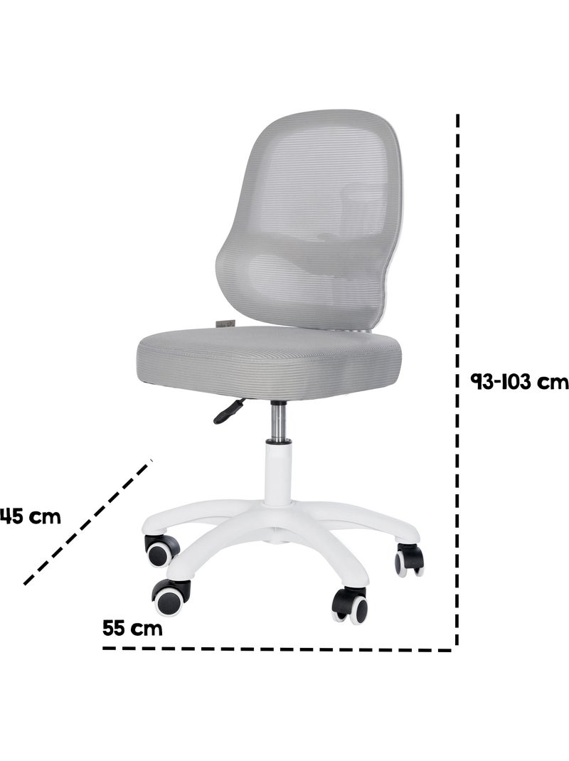 Silla de escritorio infantil Smart Grow II Blanco - Kiabi