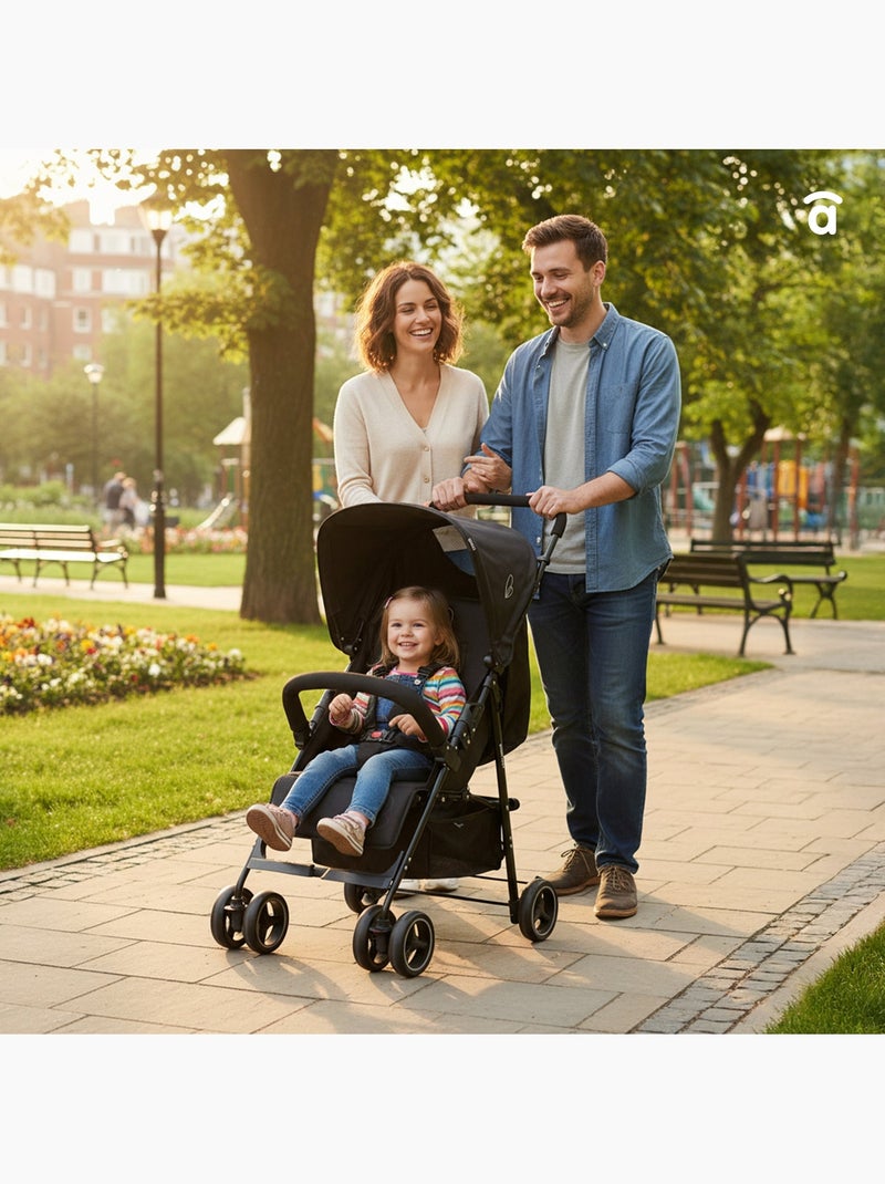 Silla de paseo Berlín Asalvo Negro - Kiabi
