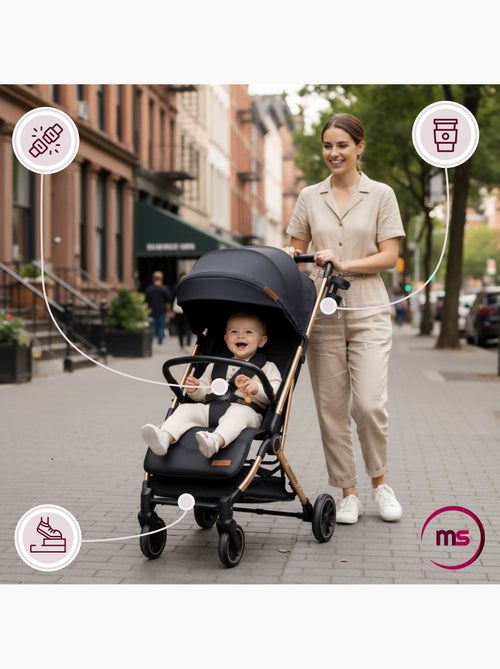 Silla de paseo compacta lena gold pro para niños de 6 a 48 meses - Kiabi Silla de paseo compacta lena gold pro para niños de 6 a 48 meses - Kiabi