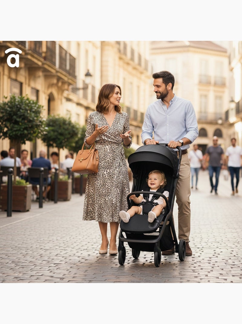 Silla de paseo Doha Asalvo Negro - Kiabi