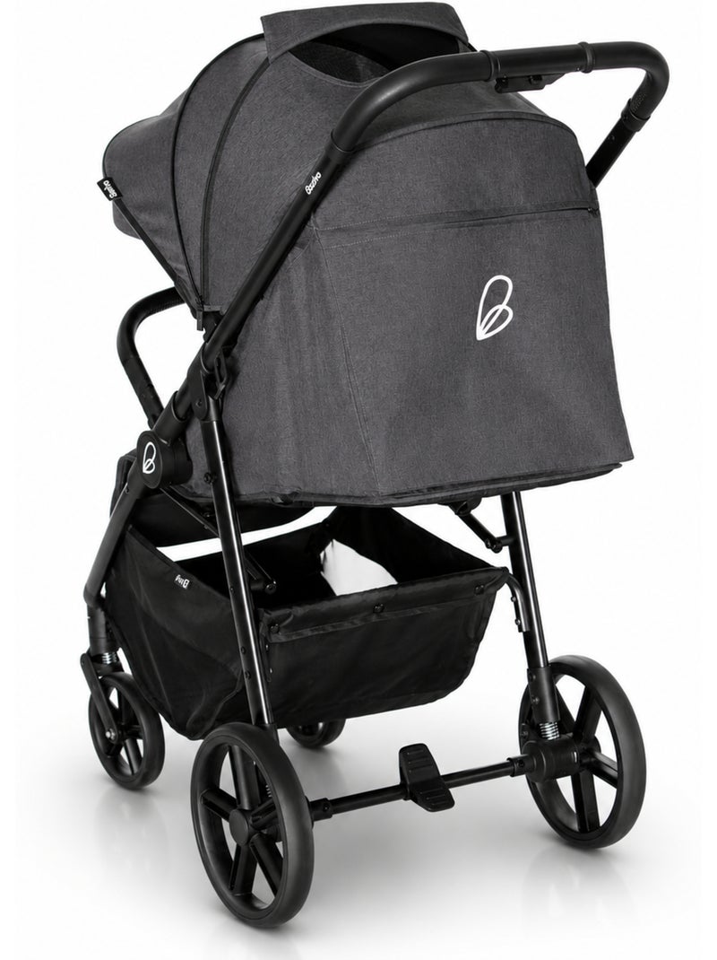 Silla de paseo Fiyi Asalvo Gris oscuro - Kiabi