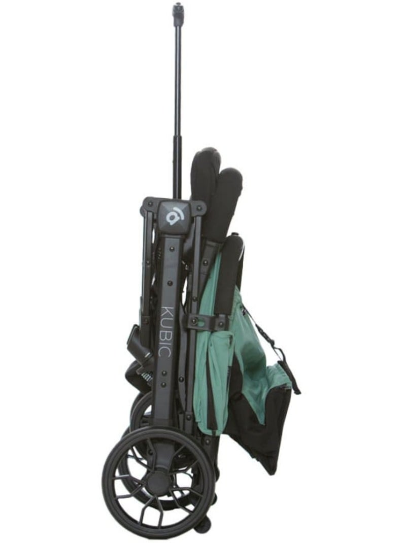 Silla de paseo Kubic 2 Asalvo Negro Verde - Kiabi