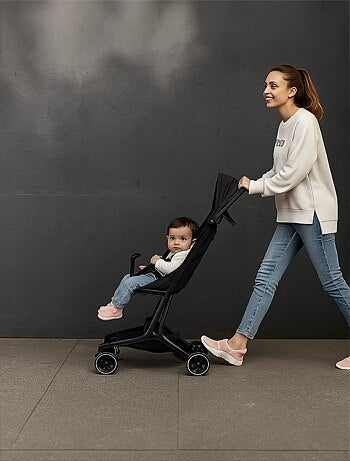 Silla de Paseo ligera, Carro Bebe desde 6 meses hasta 4 años (22 kg) BEBE2LUXE PIKO cabina Negro