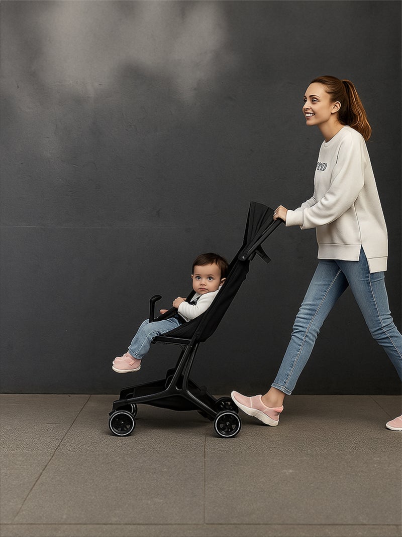 Silla de Paseo ligera, Carro Bebe desde 6 meses hasta 4 años (22 kg) BEBE2LUXE PIKO cabina Gris Gris - Kiabi