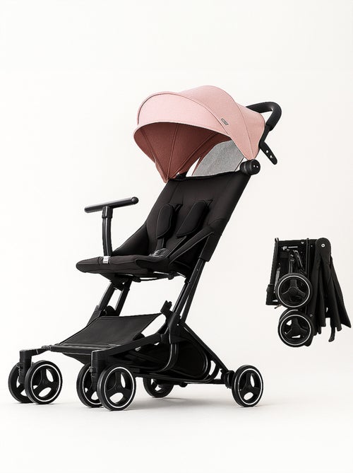 Silla de Paseo ligera, Carro Bebe desde 6 meses hasta 4 años (22 kg) BEBE2LUXE PIKO cabina Rosa - Kiabi