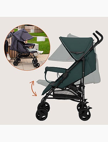 Silla de Paseo Ligera LIONELO Elia - Compacta - Plegable - Mosquitera - 6-36 Meses