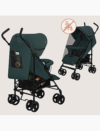 Silla de Paseo Ligera LIONELO Elia - Compacta - Plegable - Mosquitera - 6-36 Meses
