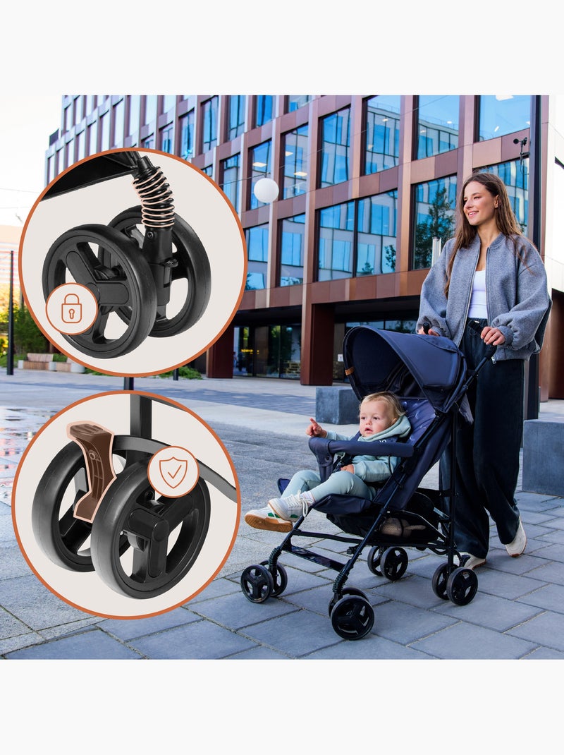 Silla de Paseo Ligera LIONELO Elia - Compacta - Plegable - Mosquitera - 6-36 Meses Verde - Kiabi