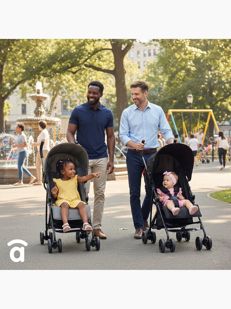 Silla de paseo Mia Asalvo Negro - Kiabi