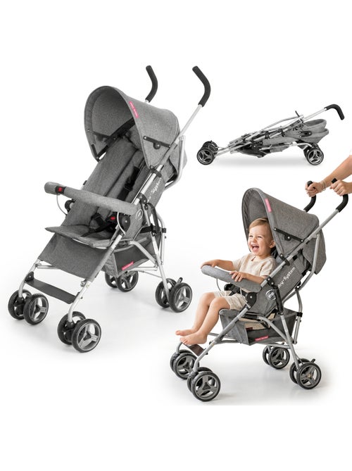 Silla de paseo moby-system barton para niños de hasta 15 kg - Kiabi Silla de paseo moby-system barton para niños de hasta 15 kg - Kiabi