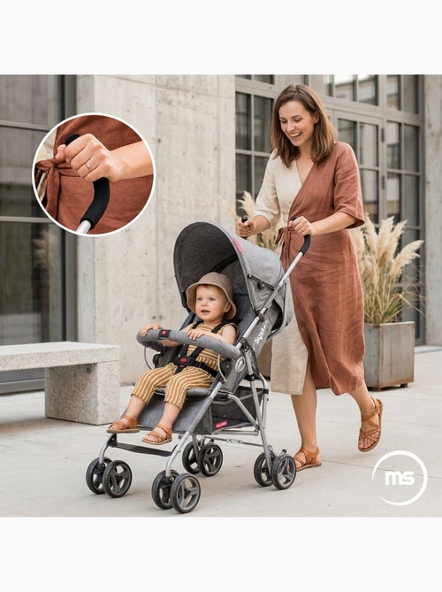 Silla de paseo moby-system barton para niños de hasta 15 kg - Kiabi Silla de paseo moby-system barton para niños de hasta 15 kg - Kiabi