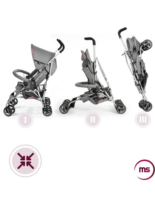 Silla de paseo moby-system barton para niños de hasta 15 kg - Kiabi Silla de paseo moby-system barton para niños de hasta 15 kg - Kiabi