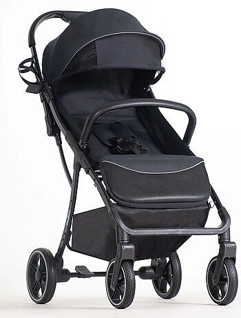Silla de Paseo Okto : compacta desde el nacimiento hasta los 4 años (22kg) Negro