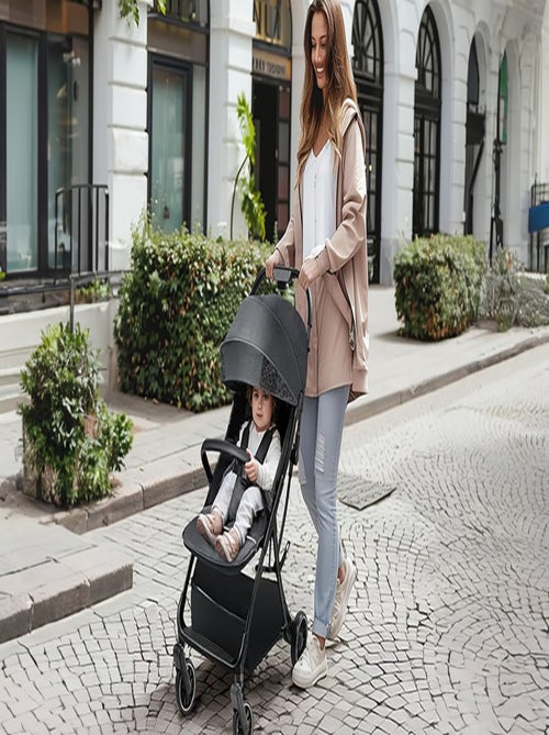 Silla de Paseo Okto : compacta desde el nacimiento hasta los 4 años (22kg) Negro - Kiabi