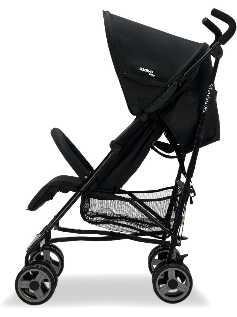Silla de paseo Trotter Plus Asalvo Negro - Kiabi