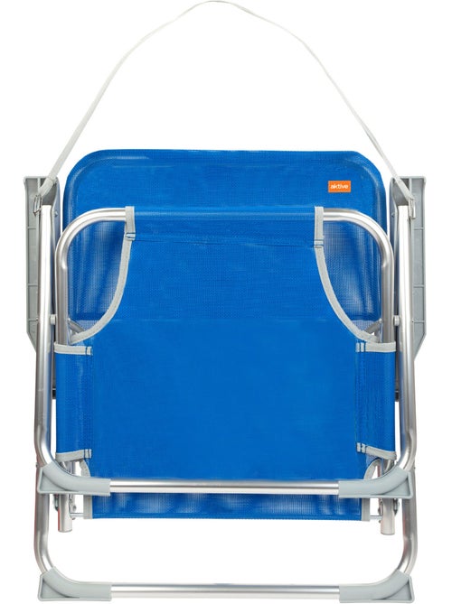 Silla de playa plegable fija aluminio con asa aktive - Kiabi