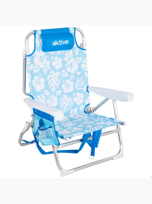 Silla de playa plegable multiposición 50x54x80 cm aktive - Kiabi
