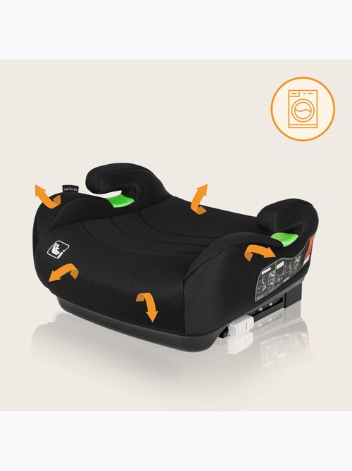 Silla elevadora de coche LIONELO Luuk Fix i-Size - ISOFIX - 125-150 cm - Grupo 3 - Kiabi Silla elevadora de coche LIONELO Luuk Fix i-Size - ISOFIX - 125-150 cm - Grupo 3 - Kiabi