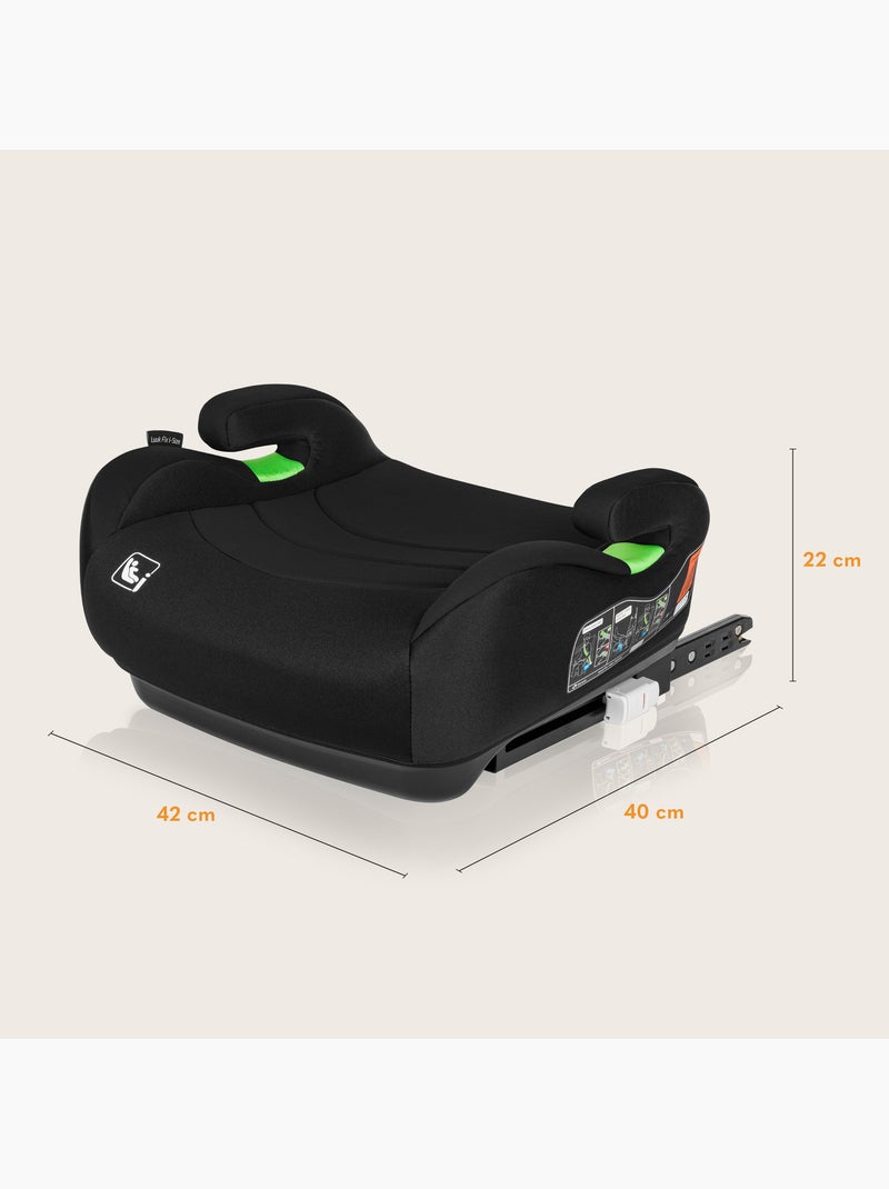 Silla elevadora de coche LIONELO Luuk Fix i-Size - ISOFIX - 125-150 cm - Grupo 3 Gris - Kiabi