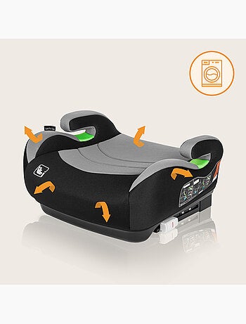 Silla elevadora de coche LIONELO Luuk Fix i-Size - ISOFIX - 125-150 cm - Grupo 3