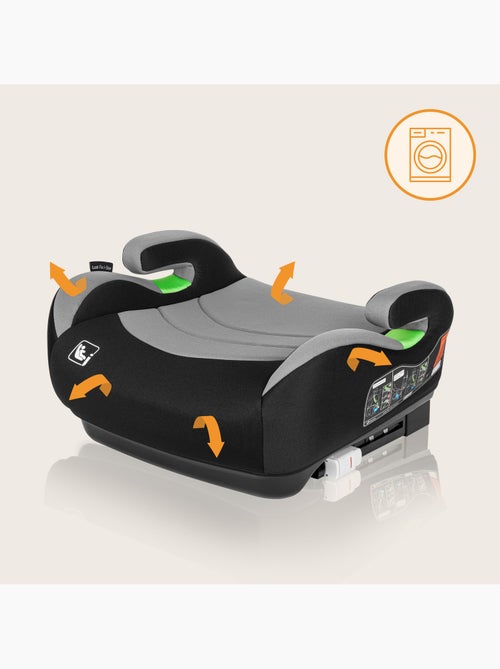 Silla elevadora de coche LIONELO Luuk Fix i-Size - ISOFIX - 125-150 cm - Grupo 3 - Kiabi