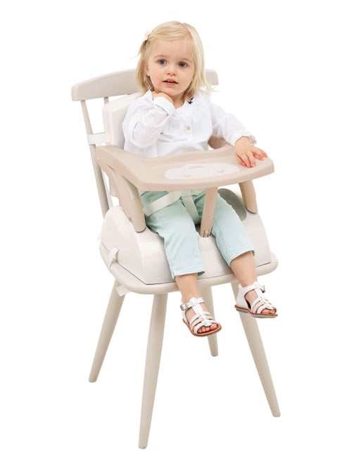 Silla elevadora evolutiva 2-en-1 Thermobaby plegable con bandeja - Kiabi Silla elevadora evolutiva 2-en-1 Thermobaby plegable con bandeja - Kiabi
