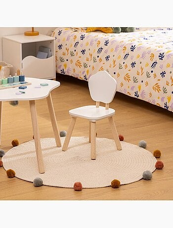 Silla infantil blanca douceur l23xd23xh47cm