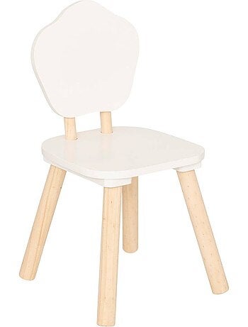 Silla infantil blanca douceur l23xd23xh47cm