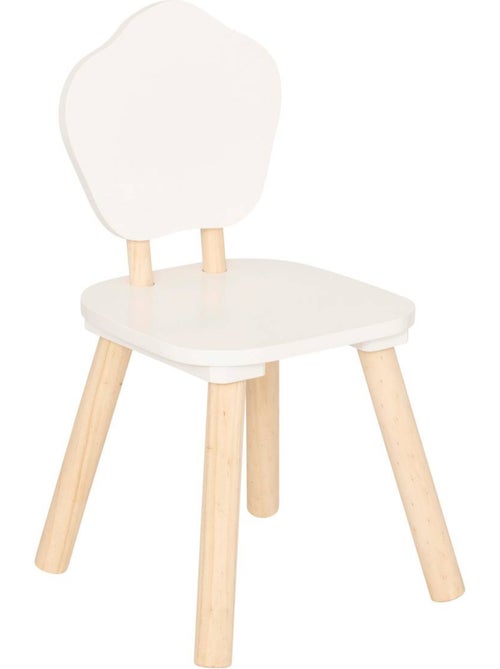 Silla infantil blanca douceur l23xd23xh47cm - Kiabi Silla infantil blanca douceur l23xd23xh47cm - Kiabi