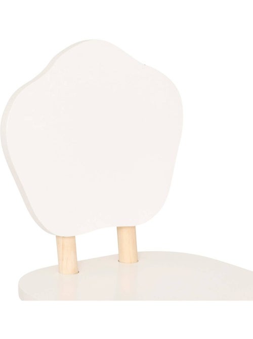 Silla infantil blanca douceur l23xd23xh47cm - Kiabi Silla infantil blanca douceur l23xd23xh47cm - Kiabi